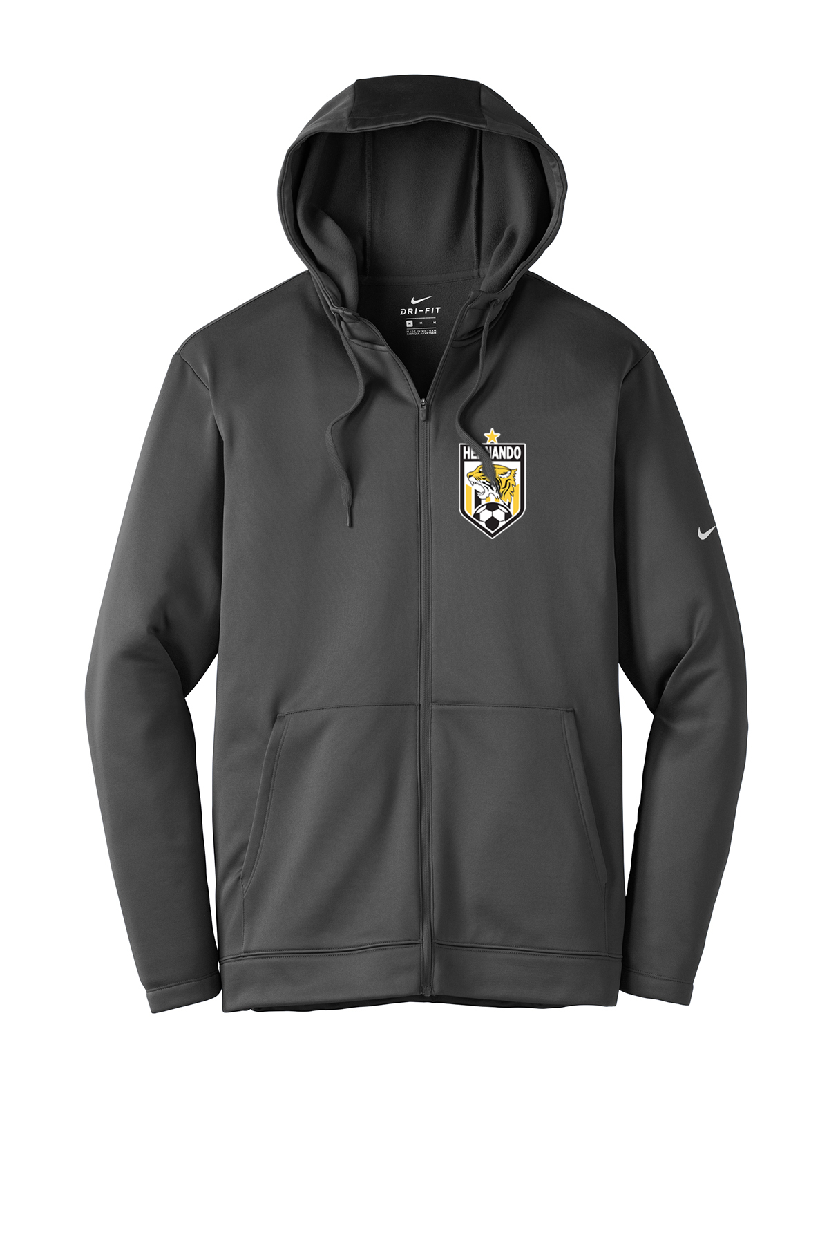 Hernando Soccer - Nike Therma-FIT Full-Zip Fleece Hoodie - 3 Color Options