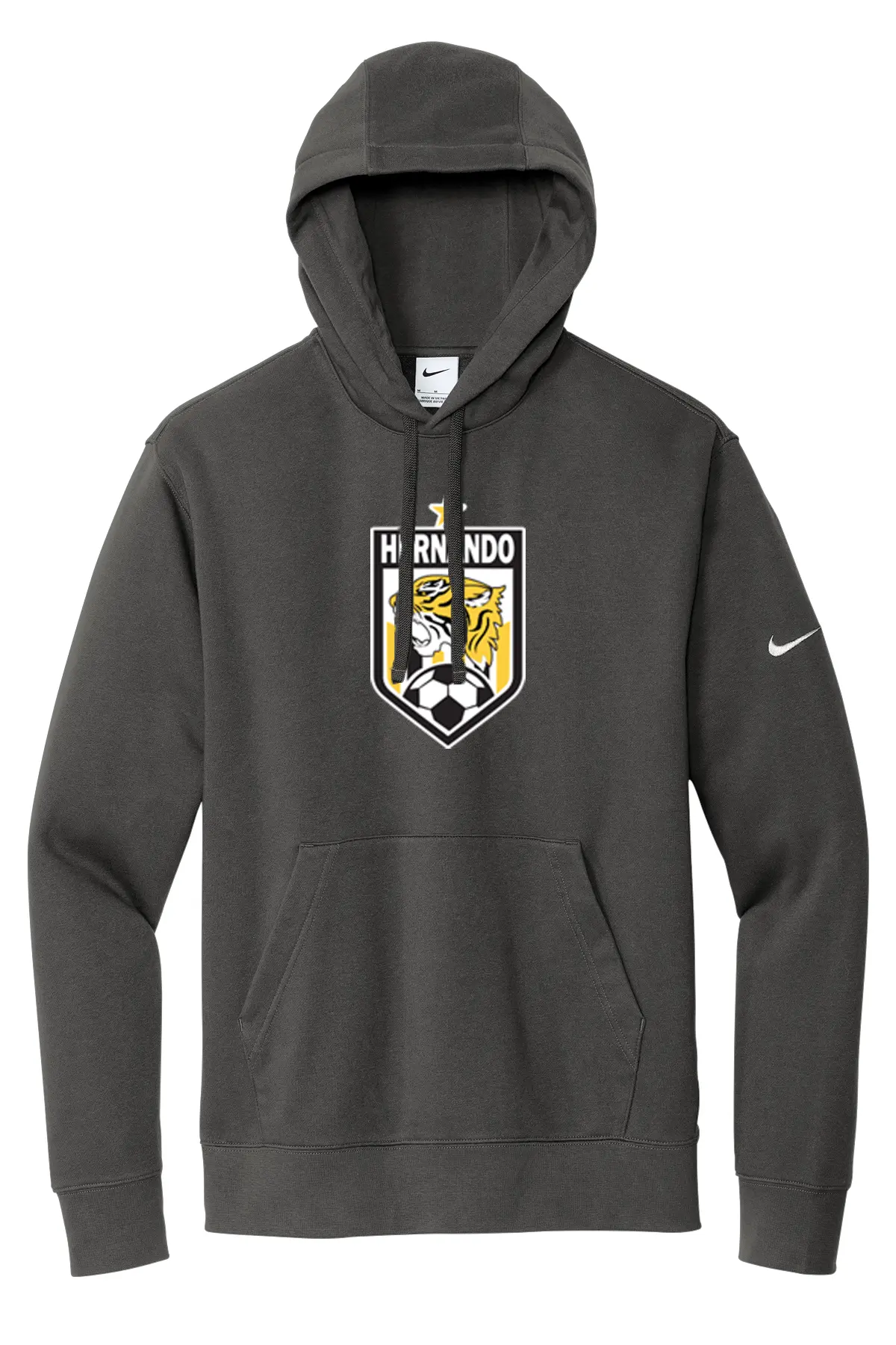 Hernando Soccer - Nike Club Fleece Sleeve Swoosh Pullover Hoodie - 4 Color Options PrinthouseOB