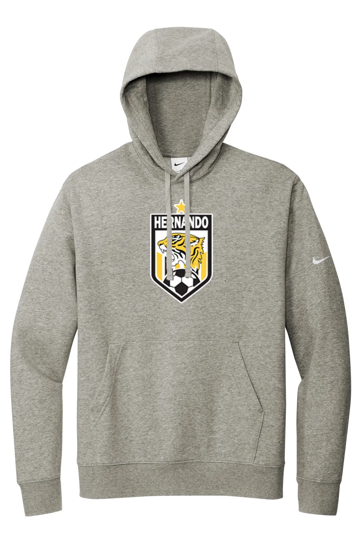 Hernando Soccer - Nike Club Fleece Sleeve Swoosh Pullover Hoodie - 4 Color Options PrinthouseOB