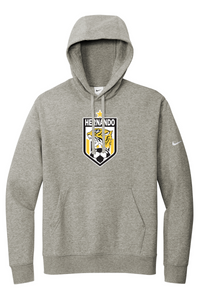 Hernando Soccer - Nike Club Fleece Sleeve Swoosh Pullover Hoodie - 4 Color Options