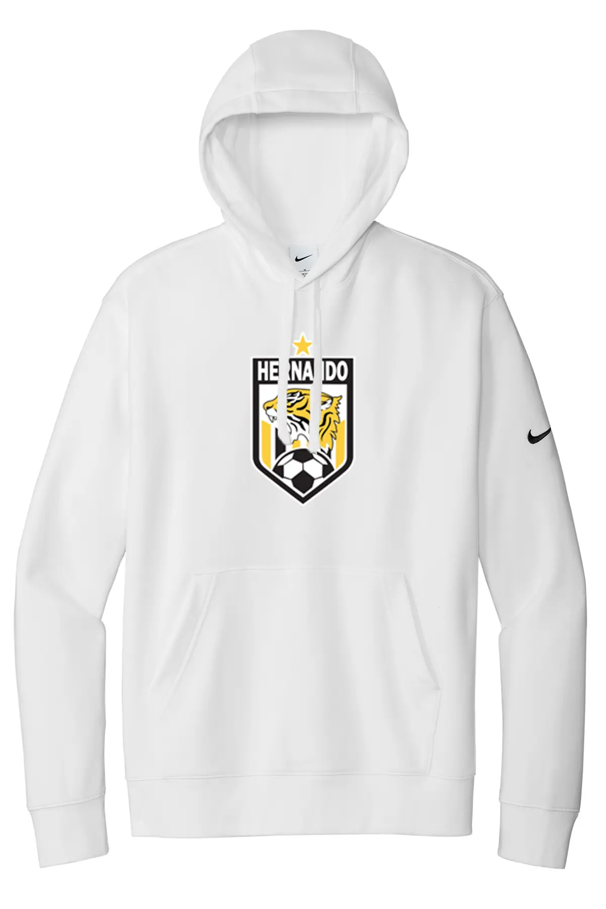 Hernando Soccer - Nike Club Fleece Sleeve Swoosh Pullover Hoodie - 4 Color Options PrinthouseOB