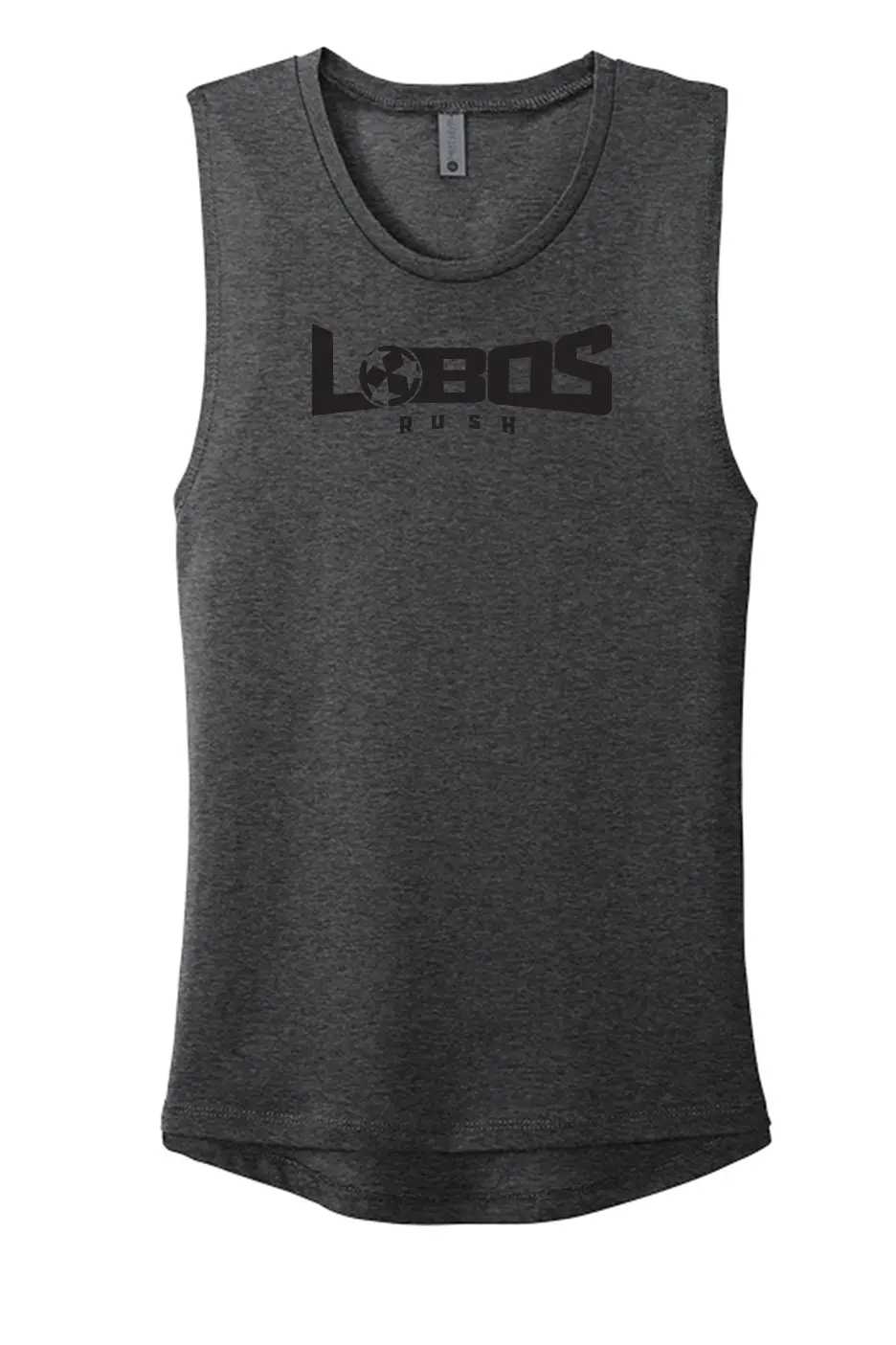 LOBOS RUSH Next Level Apparel® Women’s Festival Muscle Tank - BLACK PRINT - 9 COLOR OPTIONS PrinthouseOB
