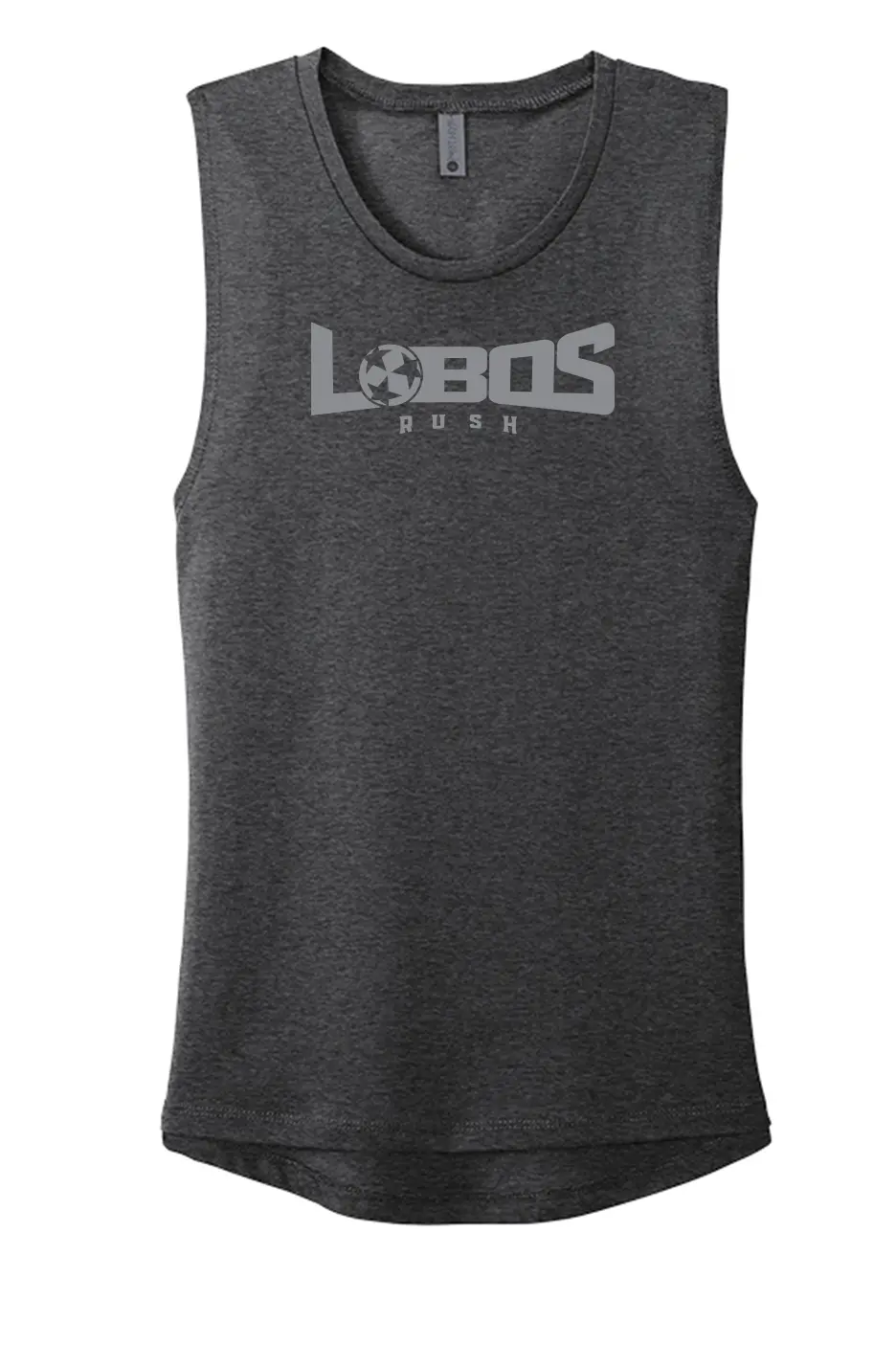 LOBOS RUSH Next Level Apparel® Women’s Festival Muscle Tank - GREY PRINT - 10 COLOR OPTIONS PrinthouseOB