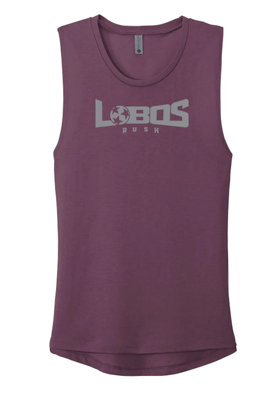 LOBOS RUSH Next Level Apparel® Women’s Festival Muscle Tank - GREY PRINT - 10 COLOR OPTIONS PrinthouseOB