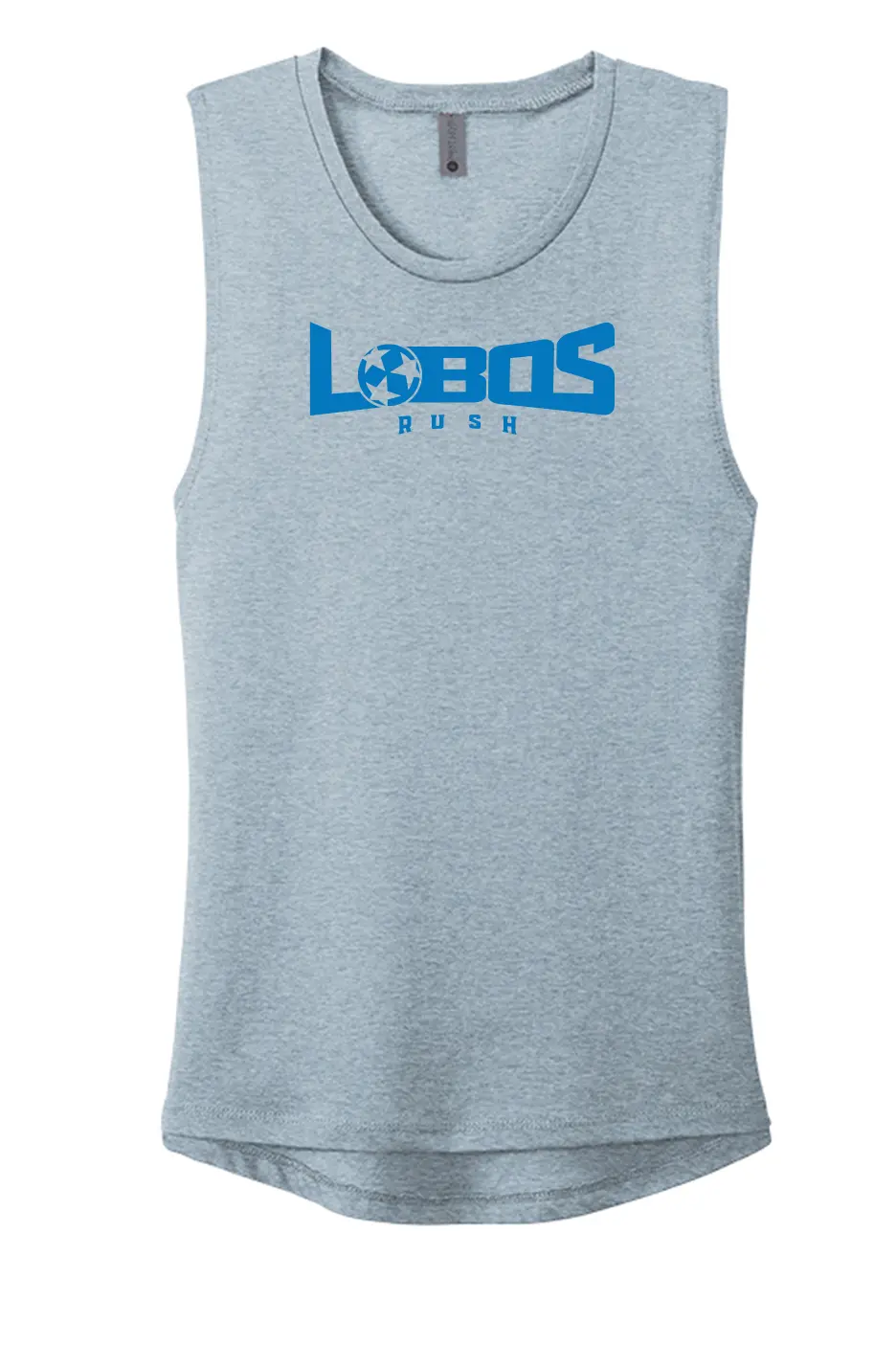 LOBOS RUSH Next Level Apparel® Women’s Festival Muscle Tank - RUSH BLUE PRINT - 10 COLOR OPTIONS PrinthouseOB