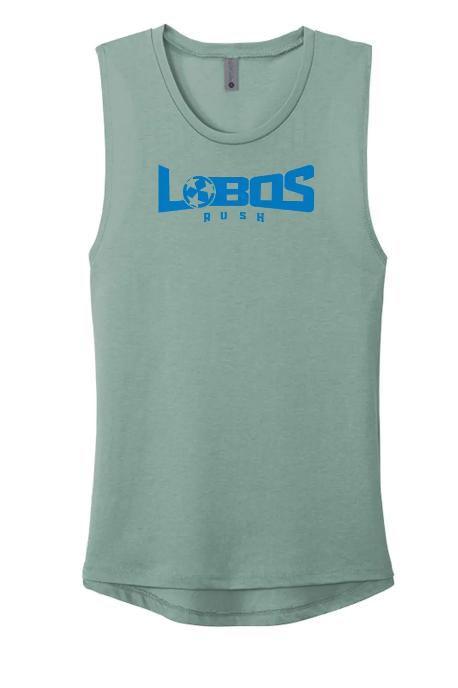 LOBOS RUSH Next Level Apparel® Women’s Festival Muscle Tank - RUSH BLUE PRINT - 10 COLOR OPTIONS PrinthouseOB