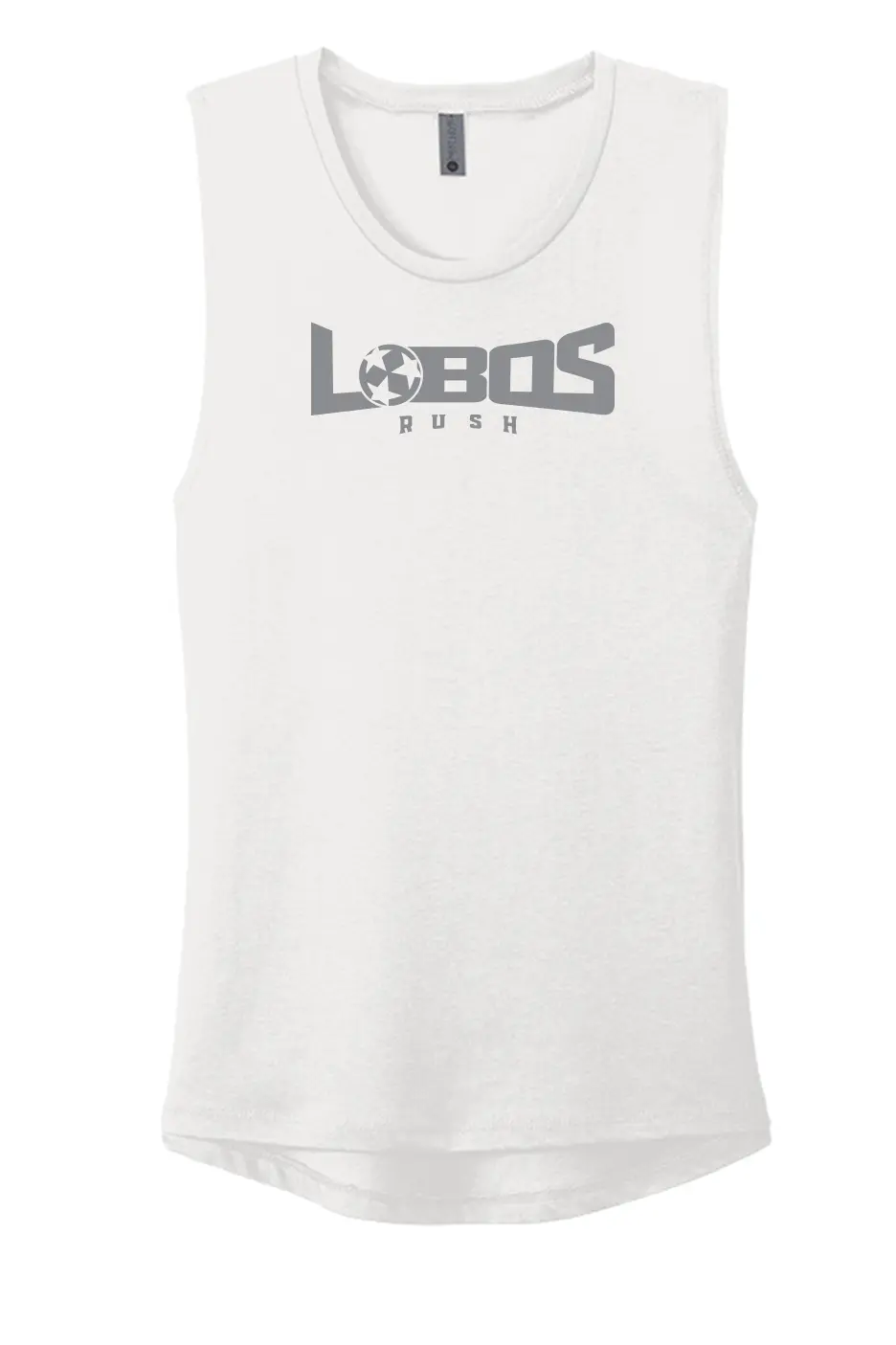 LOBOS RUSH Next Level Apparel® Women’s Festival Muscle Tank - GREY PRINT - 10 COLOR OPTIONS PrinthouseOB