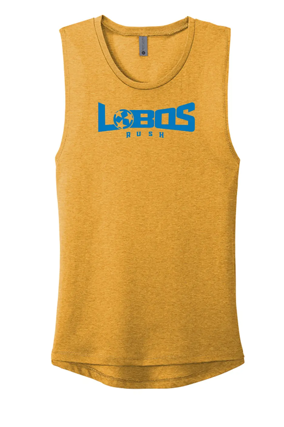 LOBOS RUSH Next Level Apparel® Women’s Festival Muscle Tank - RUSH BLUE PRINT - 10 COLOR OPTIONS PrinthouseOB