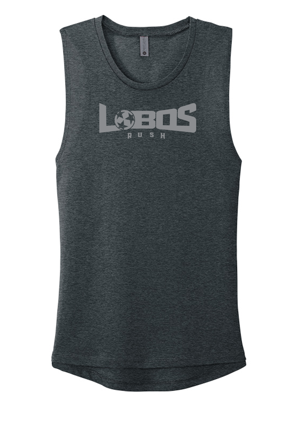 LOBOS RUSH Next Level Apparel® Women’s Festival Muscle Tank - GREY PRINT - 10 COLOR OPTIONS