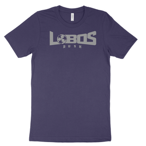 LOBOS RUSH BELLA TEE - GREY PRINT - 15 COLOR OPTIONS