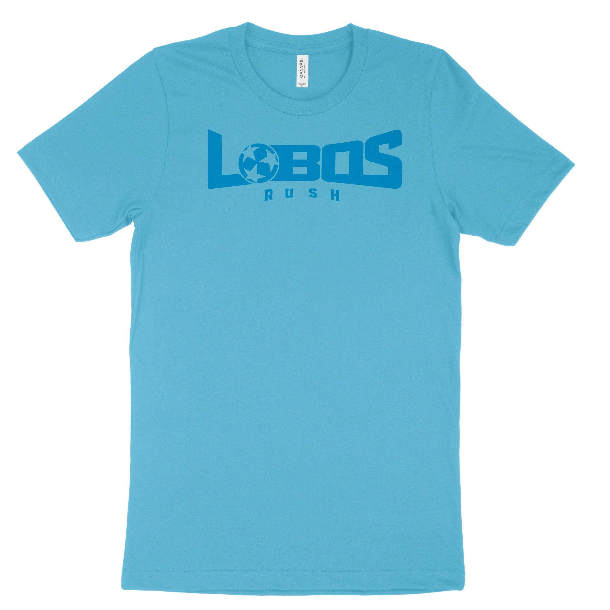 LOBOS RUSH BELLA TEE - RUSH BLUE PRINT - 8 COLOR OPTIONS PrinthouseOB