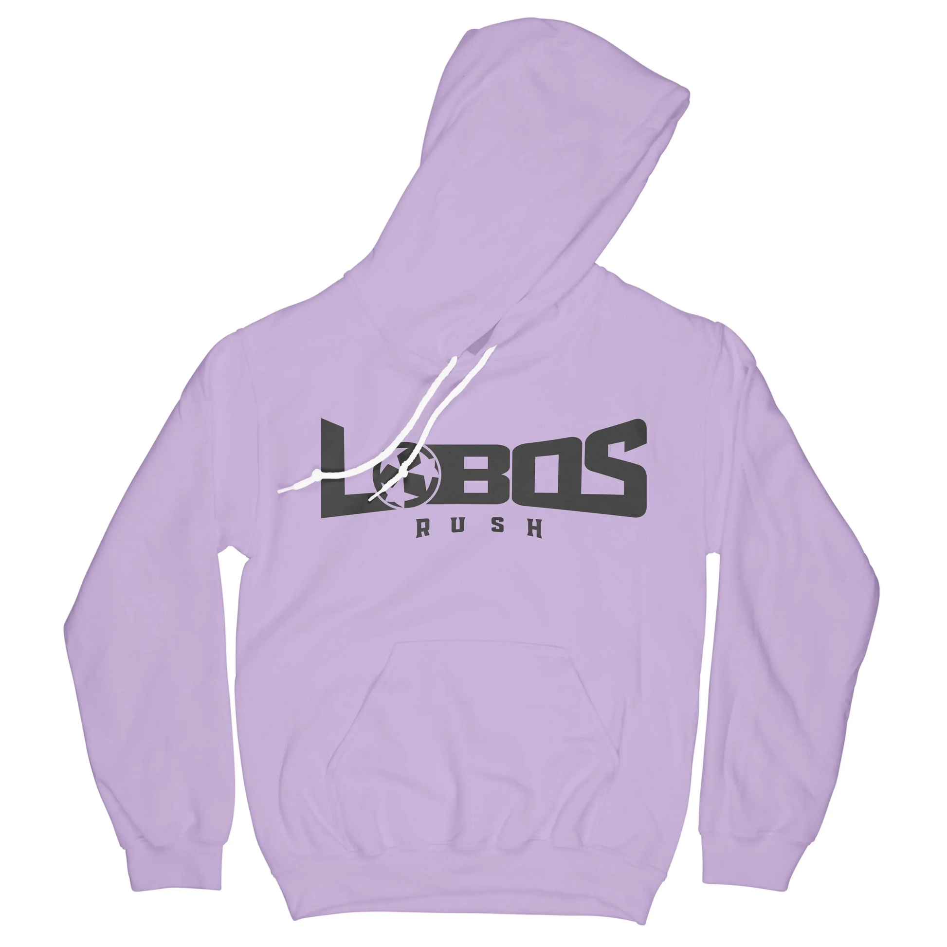 LOBOS RUSH GILDAN HOODIE - BLACK PRINT - 10 COLOR OPTIONS PrinthouseOB