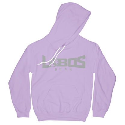 LOBOS RUSH GILDAN HOODIE - GREY PRINT - 12 COLOR OPTIONS PrinthouseOB