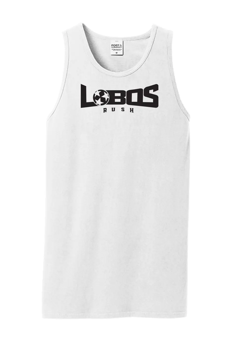 LOBOS RUSH Beach Wash® TANK - BLACK PRINT - 11 COLOR OPTIONS PrinthouseOB