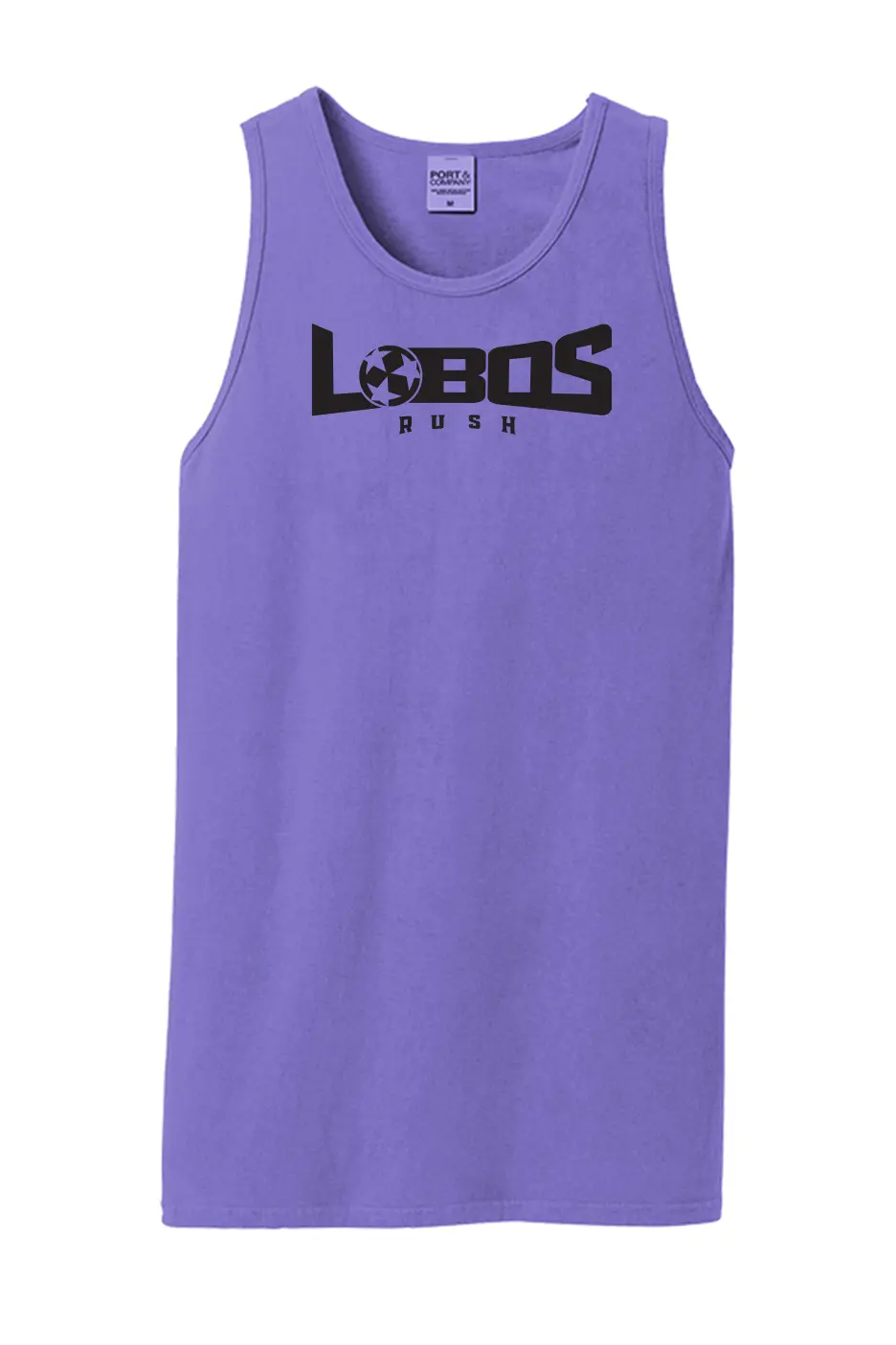 LOBOS RUSH Beach Wash® TANK - BLACK PRINT - 11 COLOR OPTIONS PrinthouseOB