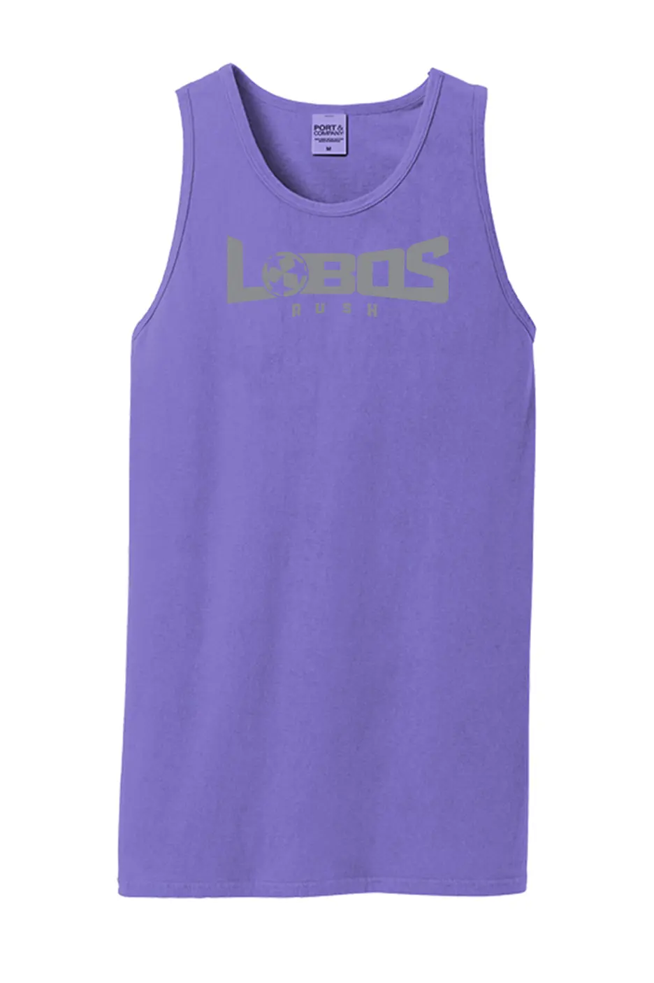 LOBOS RUSH Beach Wash® TANK - GREY PRINT - 10 COLOR OPTIONS PrinthouseOB