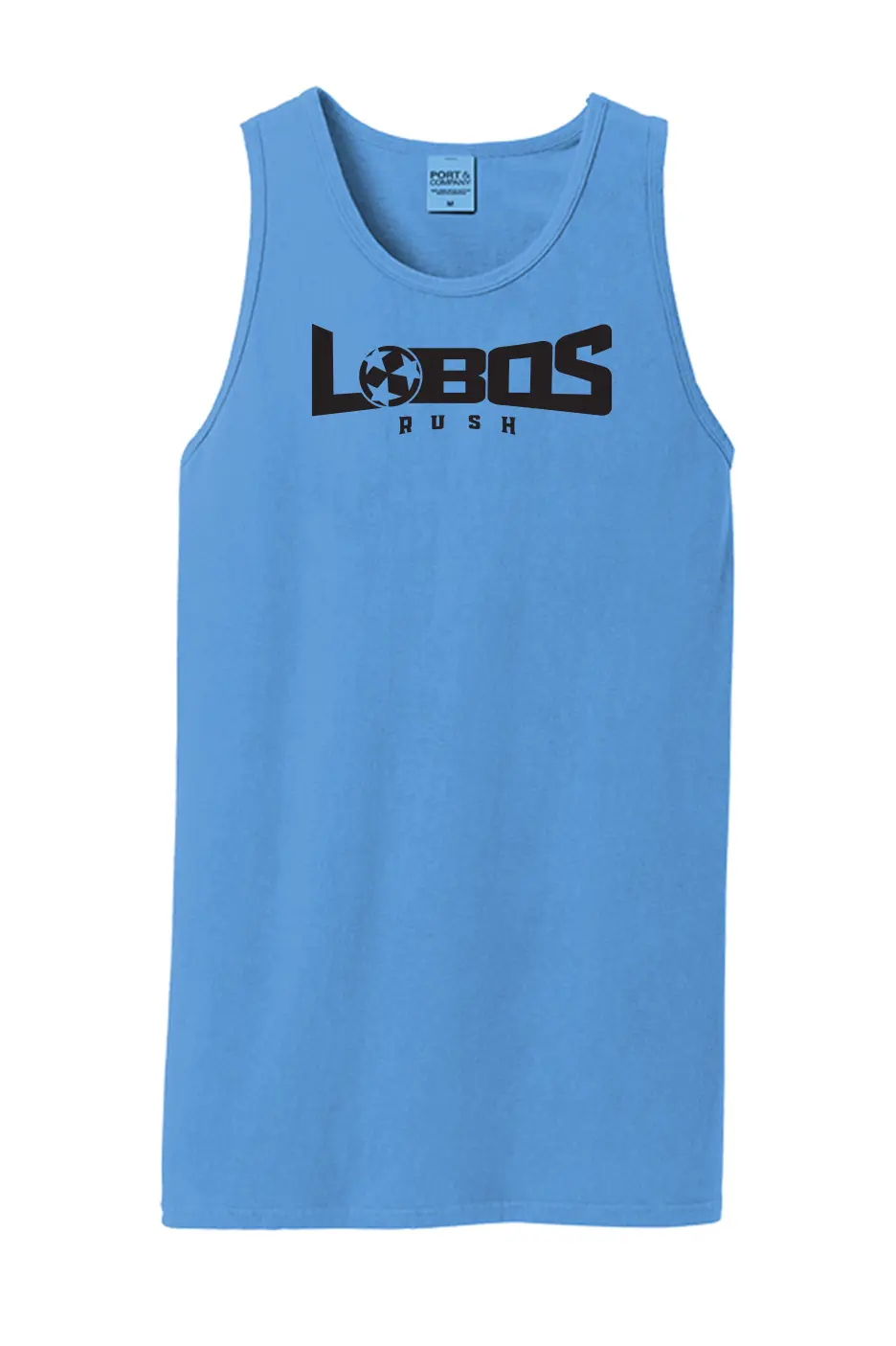 LOBOS RUSH Beach Wash® TANK - BLACK PRINT - 11 COLOR OPTIONS PrinthouseOB