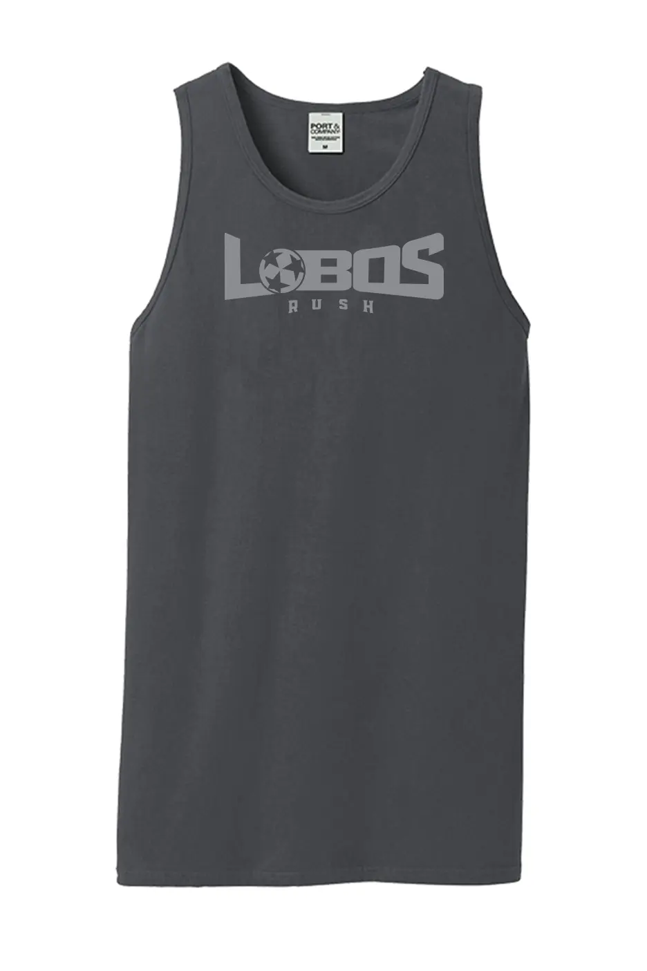 LOBOS RUSH Beach Wash® TANK - GREY PRINT - 10 COLOR OPTIONS PrinthouseOB