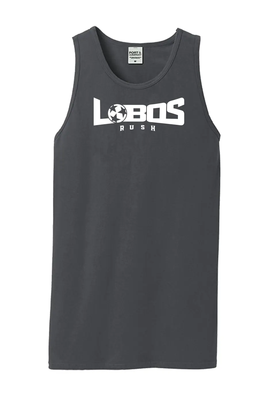 LOBOS RUSH Beach Wash® TANK - WHITE PRINT - 9 COLOR OPTIONS PrinthouseOB