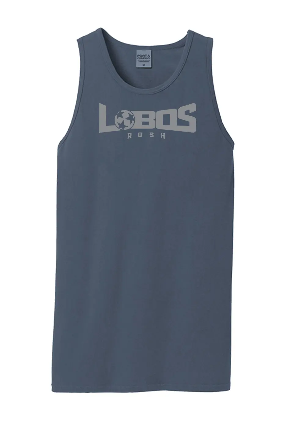 LOBOS RUSH Beach Wash® TANK - GREY PRINT - 10 COLOR OPTIONS PrinthouseOB
