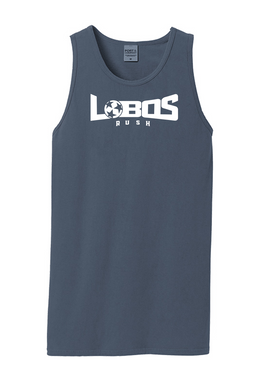 LOBOS RUSH Beach Wash® TANK - WHITE PRINT - 9 COLOR OPTIONS