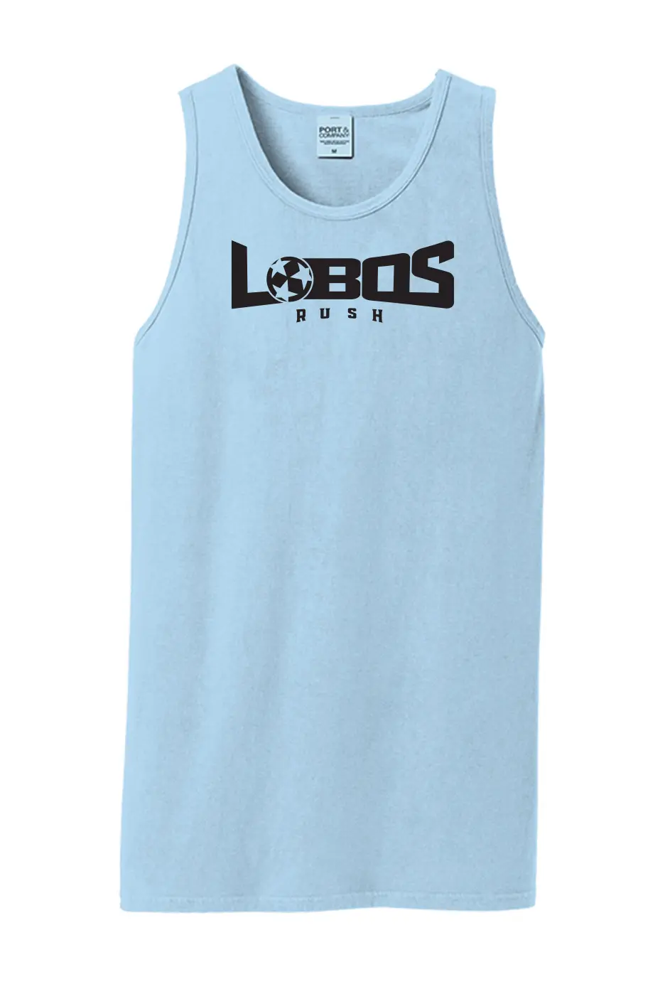 LOBOS RUSH Beach Wash® TANK - BLACK PRINT - 11 COLOR OPTIONS PrinthouseOB