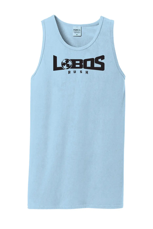 LOBOS RUSH Beach Wash® TANK - BLACK PRINT - 11 COLOR OPTIONS PrinthouseOB