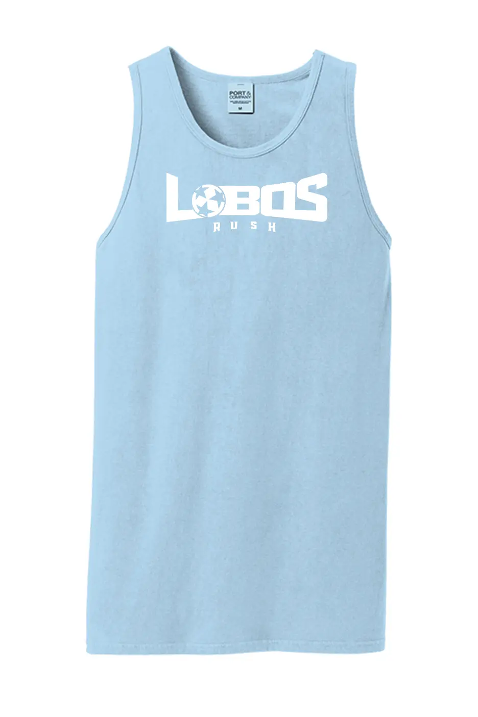 LOBOS RUSH Beach Wash® TANK - WHITE PRINT - 9 COLOR OPTIONS PrinthouseOB