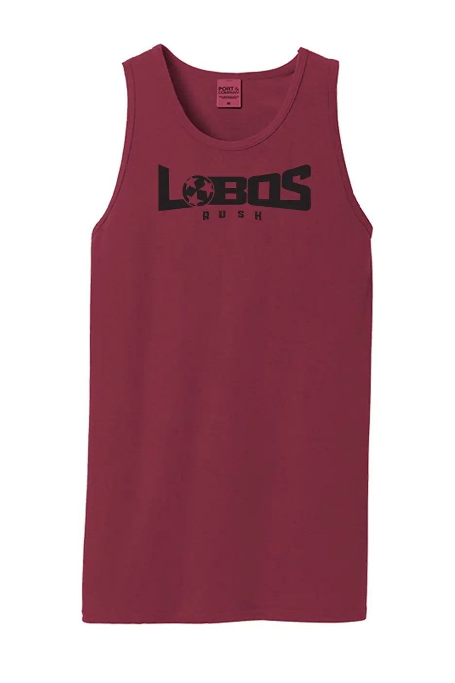 LOBOS RUSH Beach Wash® TANK - BLACK PRINT - 11 COLOR OPTIONS PrinthouseOB