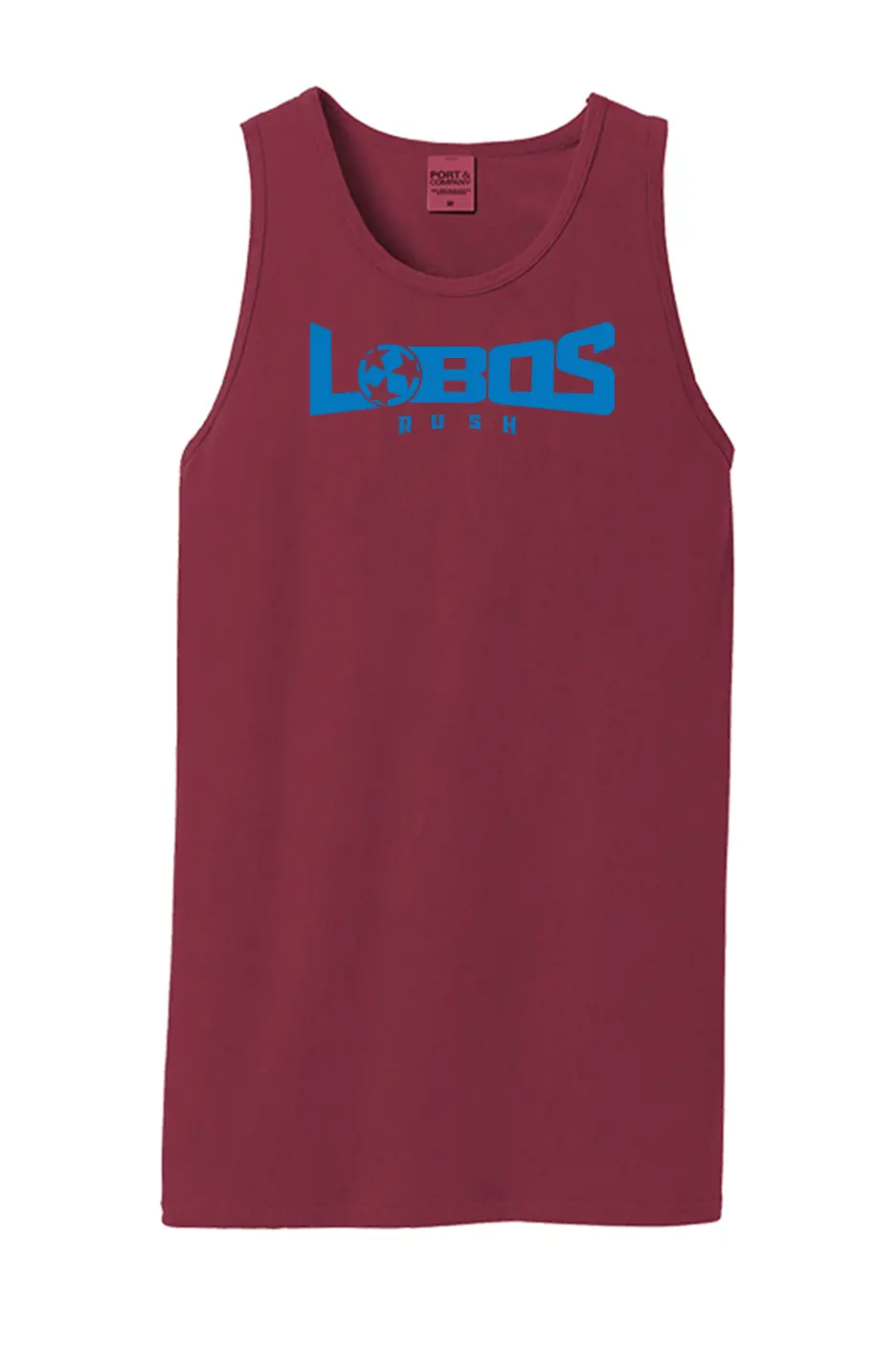 LOBOS RUSH Beach Wash® TANK - RUSH BLUE PRINT - 10 COLOR OPTIONS PrinthouseOB