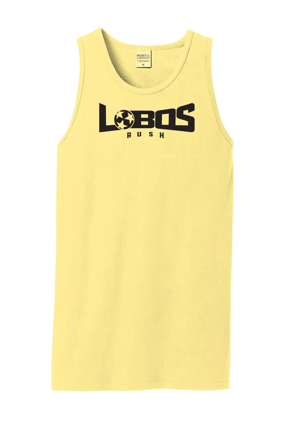 LOBOS RUSH Beach Wash® TANK - BLACK PRINT - 11 COLOR OPTIONS PrinthouseOB