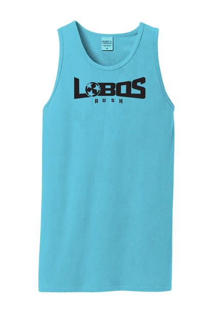 LOBOS RUSH Beach Wash® TANK - BLACK PRINT - 11 COLOR OPTIONS PrinthouseOB
