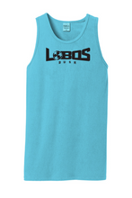 Load image into Gallery viewer, LOBOS RUSH Beach Wash® TANK - BLACK PRINT - 11 COLOR OPTIONS