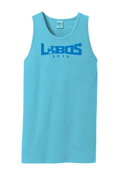 LOBOS RUSH Beach Wash® TANK - RUSH BLUE PRINT - 10 COLOR OPTIONS PrinthouseOB