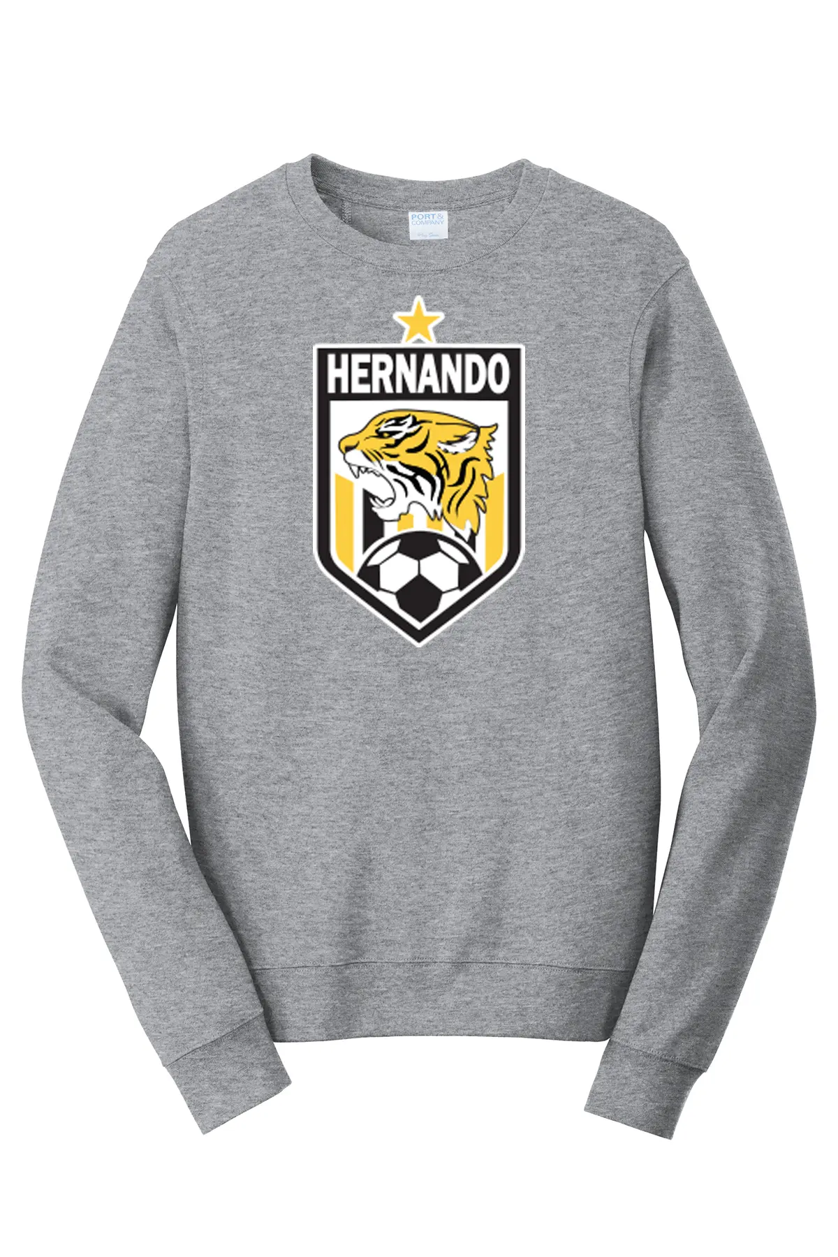 Hernando Soccer - Port & Company® Fan Favorite™ Fleece Crewneck Sweatshirt - 5 Color Options PrinthouseOB