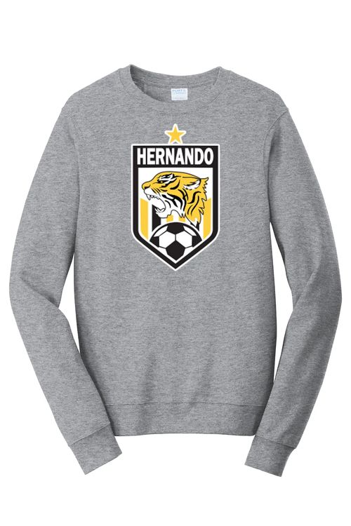 Hernando Soccer - Port & Company® Fan Favorite™ Fleece Crewneck Sweatshirt - 5 Color Options PrinthouseOB