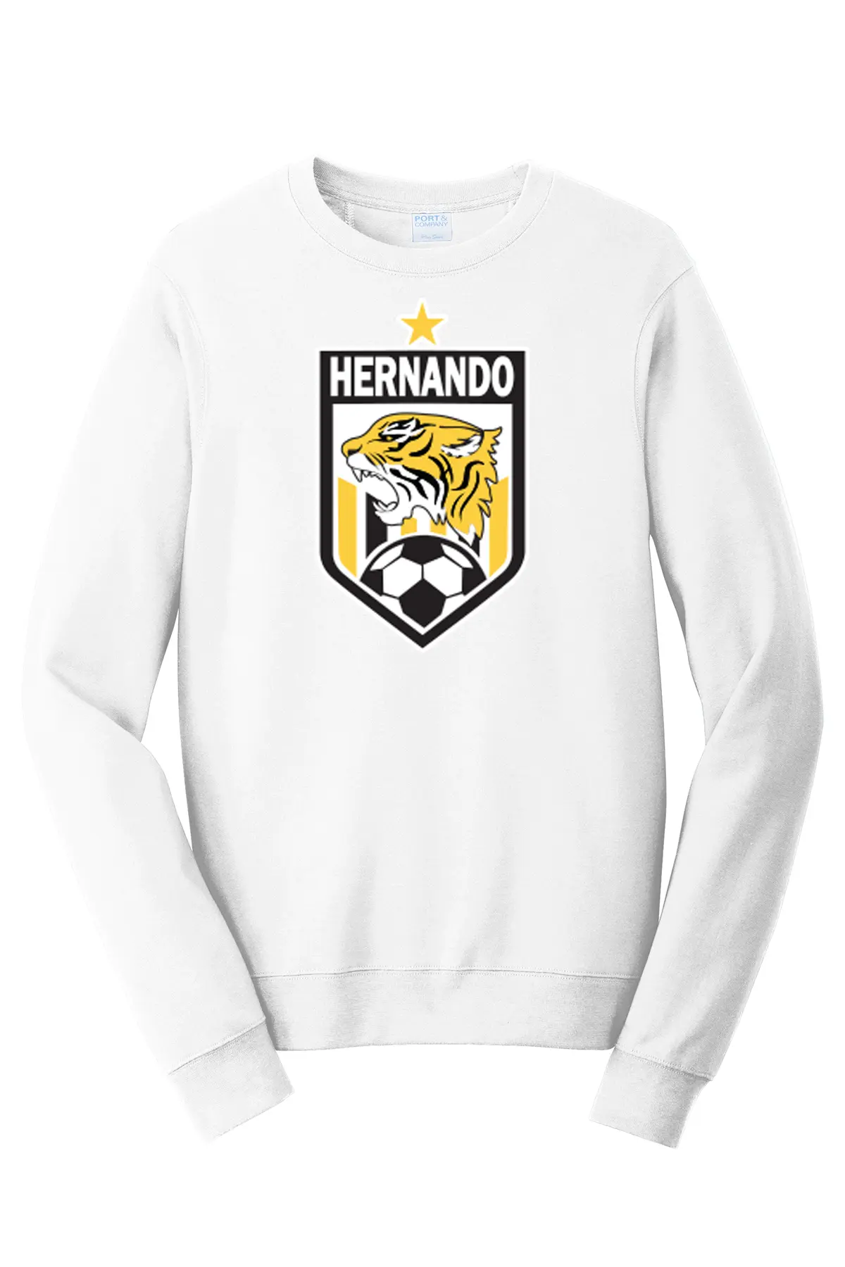 Hernando Soccer - Port & Company® Fan Favorite™ Fleece Crewneck Sweatshirt - 5 Color Options PrinthouseOB