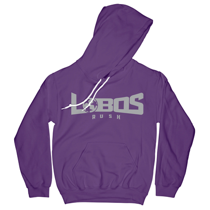 LOBOS RUSH GILDAN HOODIE - GREY PRINT - 12 COLOR OPTIONS PrinthouseOB