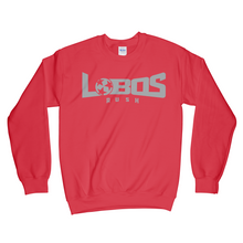 Load image into Gallery viewer, LOBOS RUSH GILDAN CREW NECK SWEATSHIRT - GREY PRINT - 12 COLRO OPTIONS