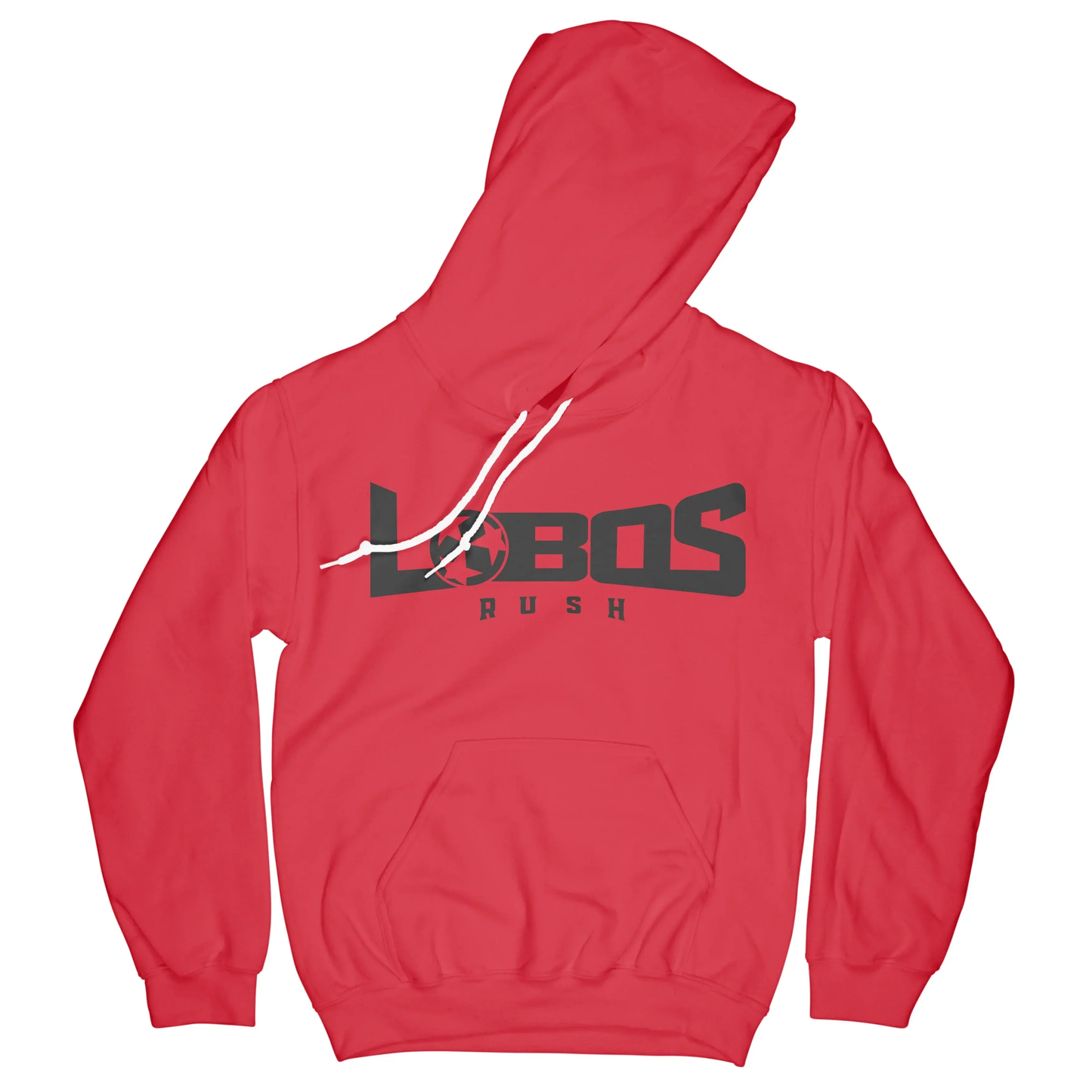 LOBOS RUSH GILDAN HOODIE - BLACK PRINT - 10 COLOR OPTIONS PrinthouseOB