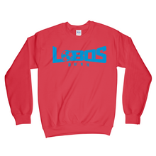 Load image into Gallery viewer, LOBOS RUSH GILDAN CREW NECK SWEATSHIRT - RUSH BLUE PRINT - 9 COLOR OPTIONS