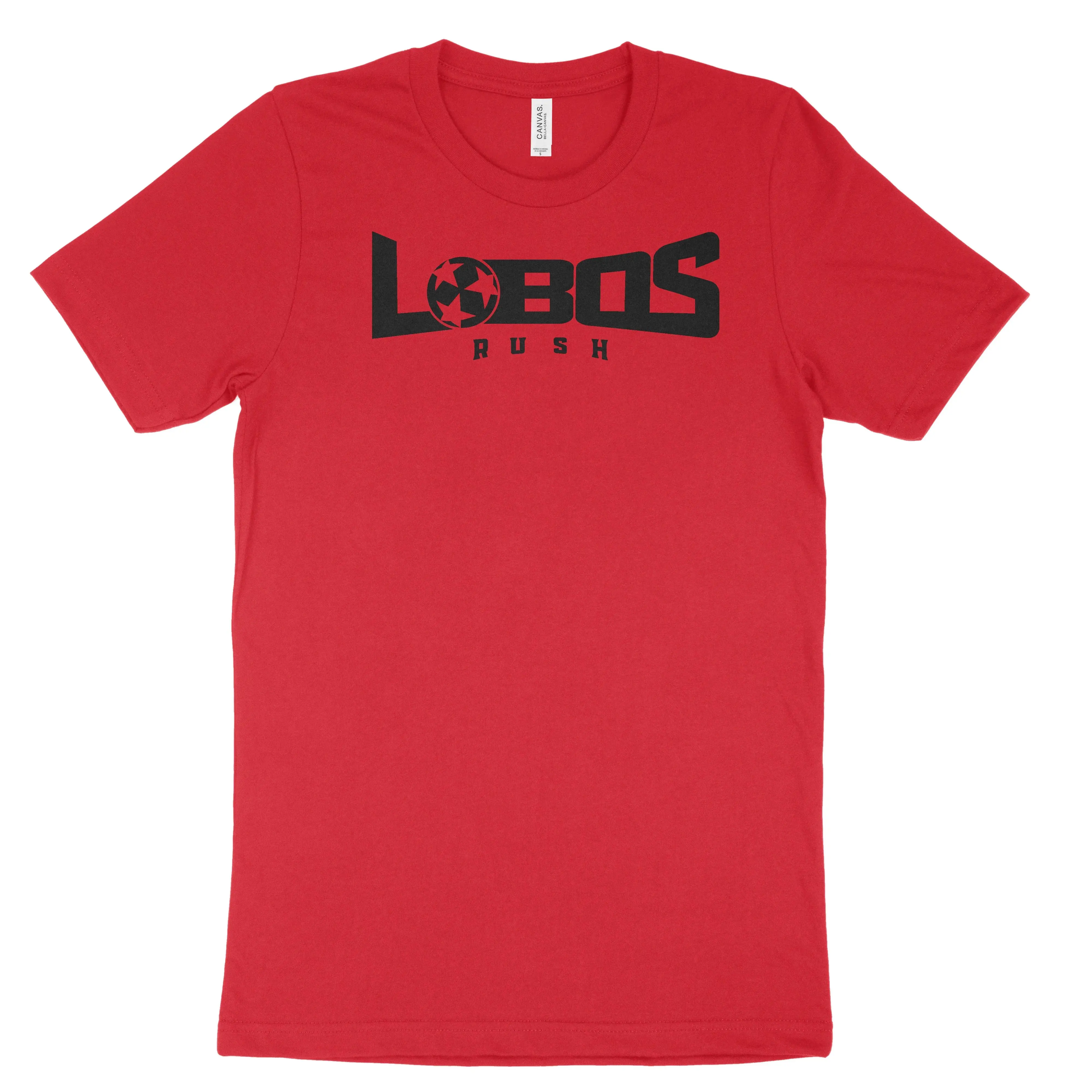 LOBOS RUSH BELLA TEE - BLACK PRINT - 10 COLOR OPTIONS PrinthouseOB