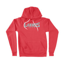 Load image into Gallery viewer, LOBOS RUSH BELLA CANVAS SPONGE FLEECE HOODIE - GREY PRINT - 6 COLOR OPTIONS