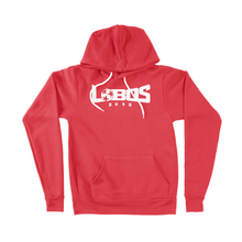 Load image into Gallery viewer, LOBOS RUSH BELLA CANVAS SPONGE FLEECE HOODIE - WHITE PRINT