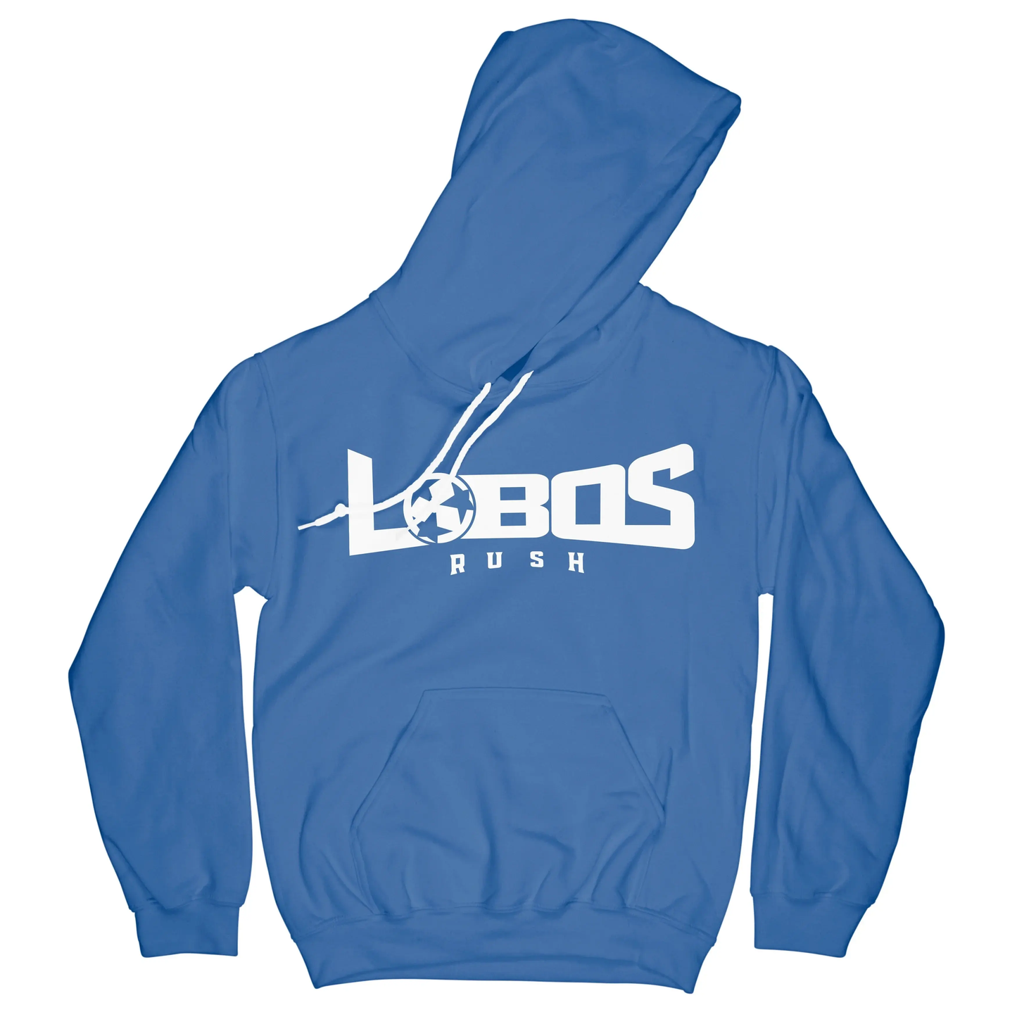 LOBOS RUSH GILDAN HOODIE - WHITE PRINT - 12 COLOR OPTIONS PrinthouseOB