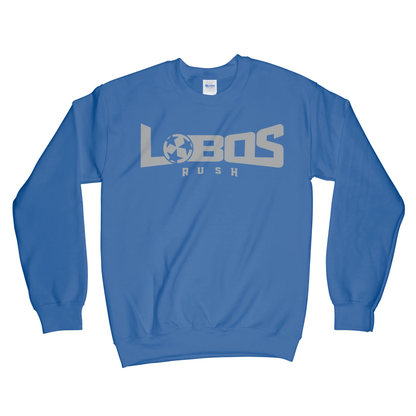LOBOS RUSH GILDAN YOUTH CREW NECK SWEATSHIRT - 6 COLOR OPTIONS PrinthouseOB