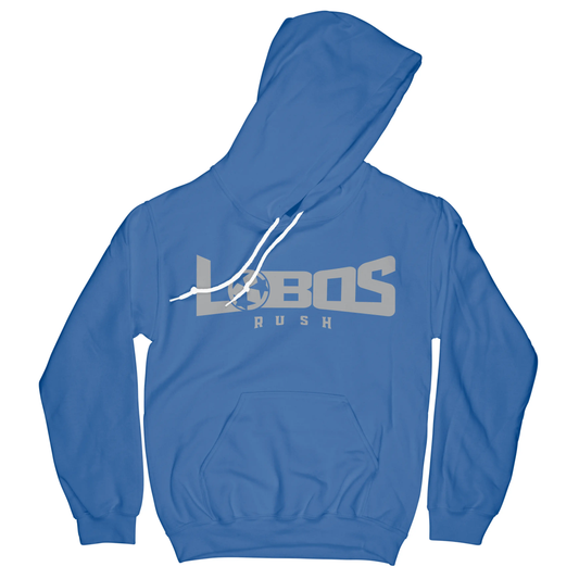 LOBOS RUSH GILDAN HOODIE - GREY PRINT - 12 COLOR OPTIONS PrinthouseOB