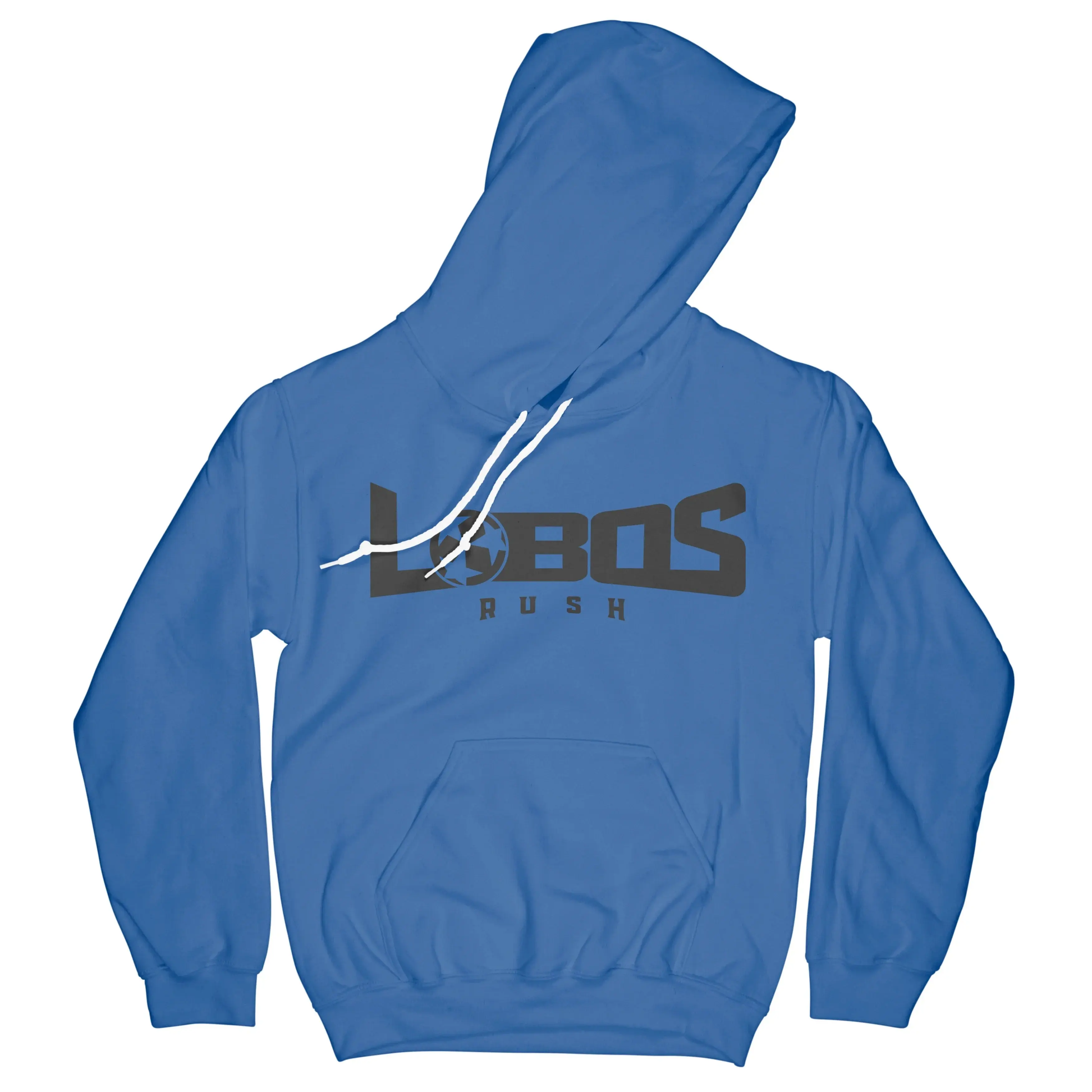 LOBOS RUSH GILDAN HOODIE - BLACK PRINT - 10 COLOR OPTIONS PrinthouseOB