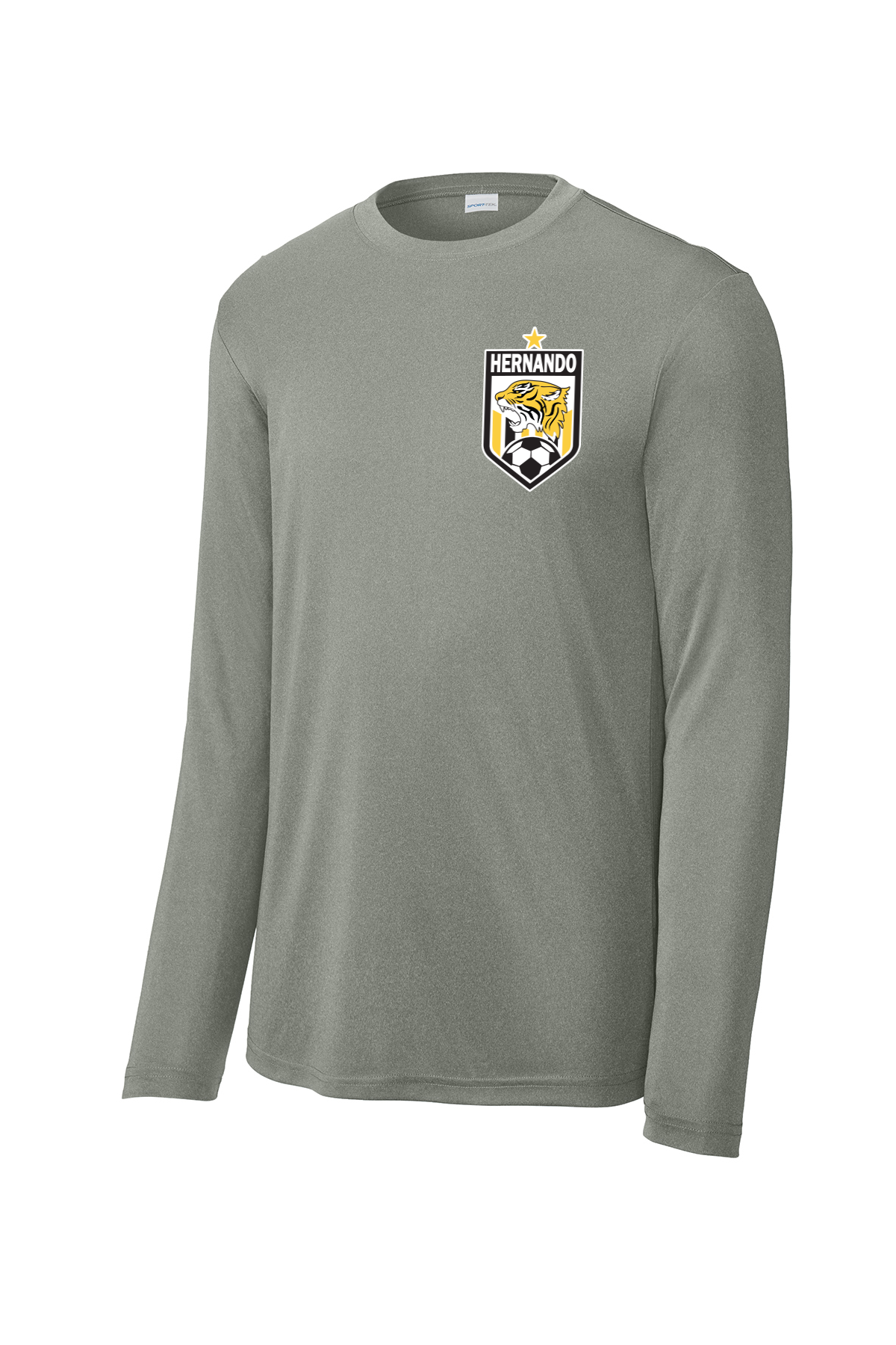Hernando Soccer crest - Sport-Tek® Long Sleeve PosiCharge® Competitor™ Tee - 6 Color Options PrinthouseOB