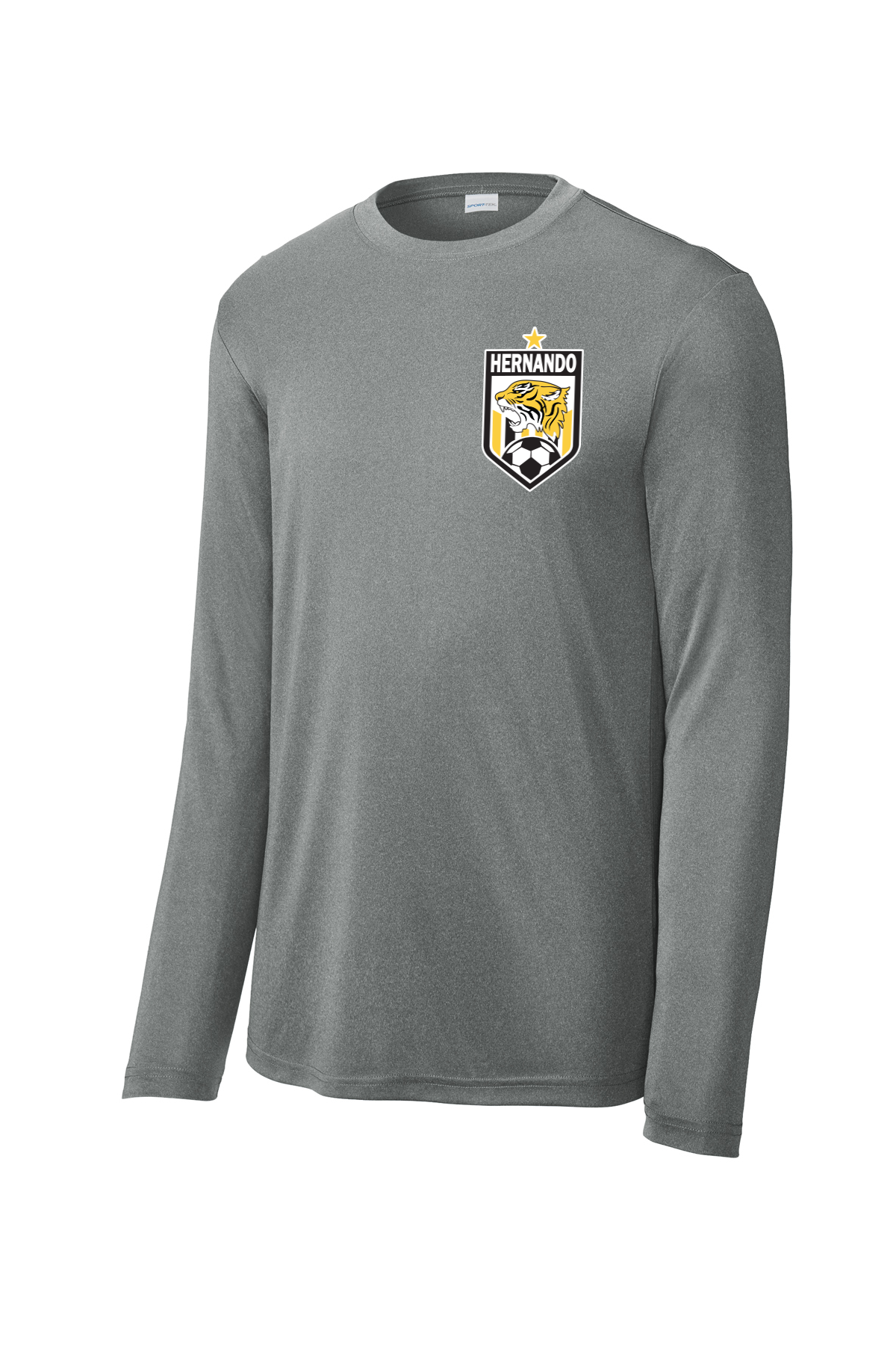 Hernando Soccer crest - Sport-Tek® Long Sleeve PosiCharge® Competitor™ Tee - 6 Color Options PrinthouseOB